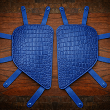 Load image into Gallery viewer, Engine Guard Covers, Fits Indian Roadmaster, Alligator Print, Various Colors