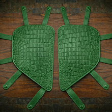 Load image into Gallery viewer, Engine Guard Covers, Fits Indian Roadmaster, Alligator Print, Various Colors