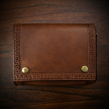 Load image into Gallery viewer, Motorcycle Handlebar Bag - No Art, Brown