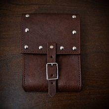 Load image into Gallery viewer, Rear Crash Bar Bag - w/ Dome Studs, Brown
