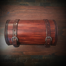 Load image into Gallery viewer, Round Bag for Motorcycles - No Art, Brown