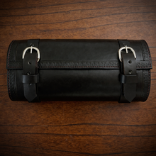 Load image into Gallery viewer, Tool bag for Motorcycle - No Art, With Edge Decoration, Black