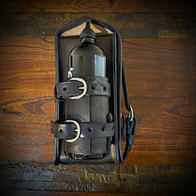 Load image into Gallery viewer, Swingarm Bag With Fuel Can Holder - Fits Harley Davidson Softail Models, Custom Art, Black
