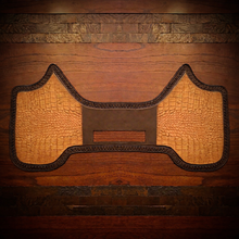 Load image into Gallery viewer, Heat Shield - Alligator Print, Custom Colors, Fits Indian Chief, Chieftain, Springfield and Roadmaster