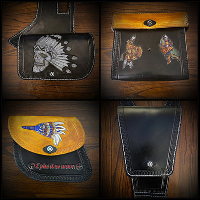 Fender Bib - Custom Art, Brown – Forged Glory Custom Leather Craft