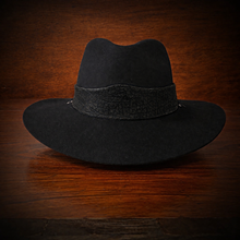 Load image into Gallery viewer, Hat Band, Genuine Hippo, Black