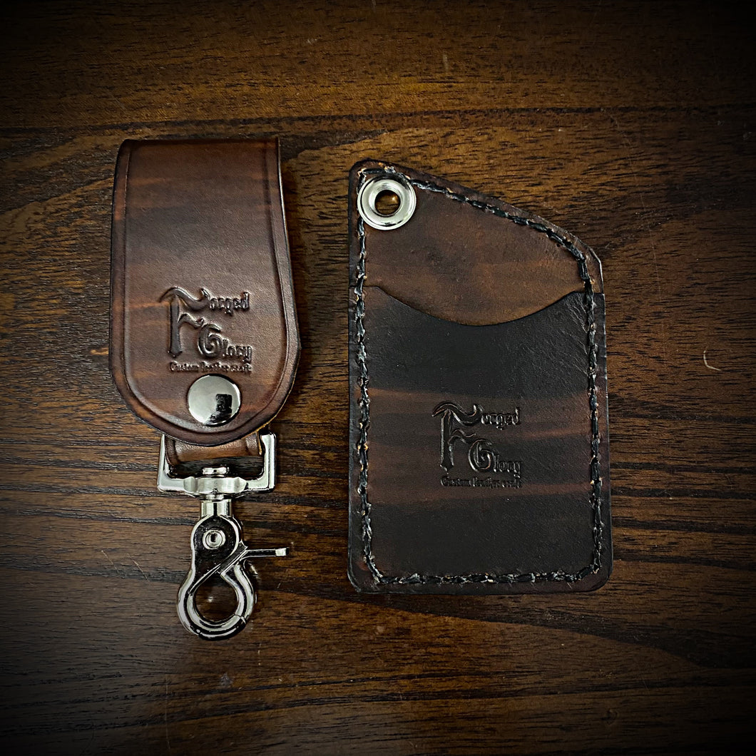 Two Pocket Wallet, Brown