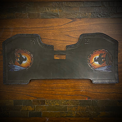 Heat shield for Harley Davidson - End of the Trail Art