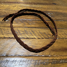 Load image into Gallery viewer, Hat Braid, Distressed Brown Leather Braid