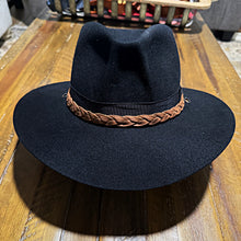 Load image into Gallery viewer, Hat Braid, Distressed Brown Leather Braid