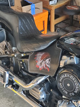 Load image into Gallery viewer, Heat Shield for Harley Davidson - Colorful Native Skull