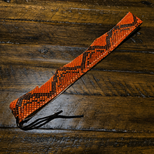 Load image into Gallery viewer, Hat Band, Genuine Python, Orange