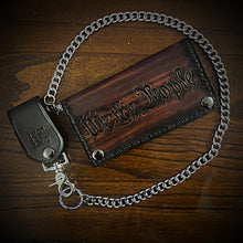 Load image into Gallery viewer, Long Biker Leather Wallet with Chain
- We the People, Brown