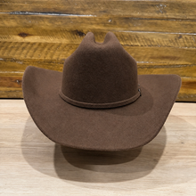 Load image into Gallery viewer, The Cattleman Crease Cowboy Hat, Brown, Size 7 1/2 60cm, 100% Wool (Ships Now)