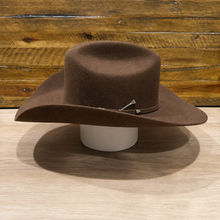 Load image into Gallery viewer, The Cattleman Crease Cowboy Hat, Brown, Size 7 1/2 60cm, 100% Wool (Ships Now)