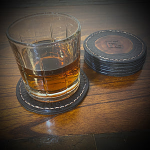 Leather Coasters Custom Made