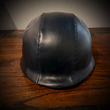 Load image into Gallery viewer, Leather covered German Style Helmet With Oden Art