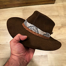 Load image into Gallery viewer, The Revenant Fedora Brown Felt