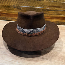 Load image into Gallery viewer, The Revenant Fedora Brown Felt