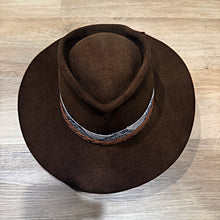 Load image into Gallery viewer, The Revenant Fedora Brown Felt
