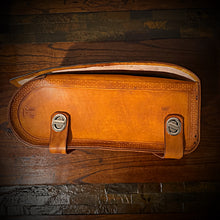 Load image into Gallery viewer, Motorcycle Luggage Rack Bag, Fits Indian Scout, Medicine Wheel W/ Dragonfly Art