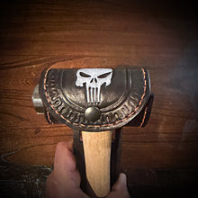 Load image into Gallery viewer, Ball Peen Hammer Carrier for Motorcycles, Black, Skull