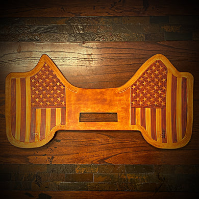 Heat Shield, Old Glory, Indian Tan - Fits Indian Chief, Chieftain, Springfield, Vintage and Roadmaster