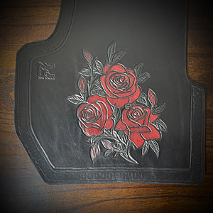 Heat shield for Harley Davidson - Roses