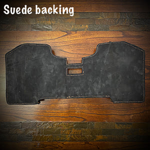 Heat shield for Harley Davidson, with pouch, Black, Custom Art