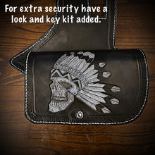 Load image into Gallery viewer, Heat Shield - Custom Art, with Pouch, Fits Indian Chief, Chieftain, Springfield, Vintage and Roadmaster