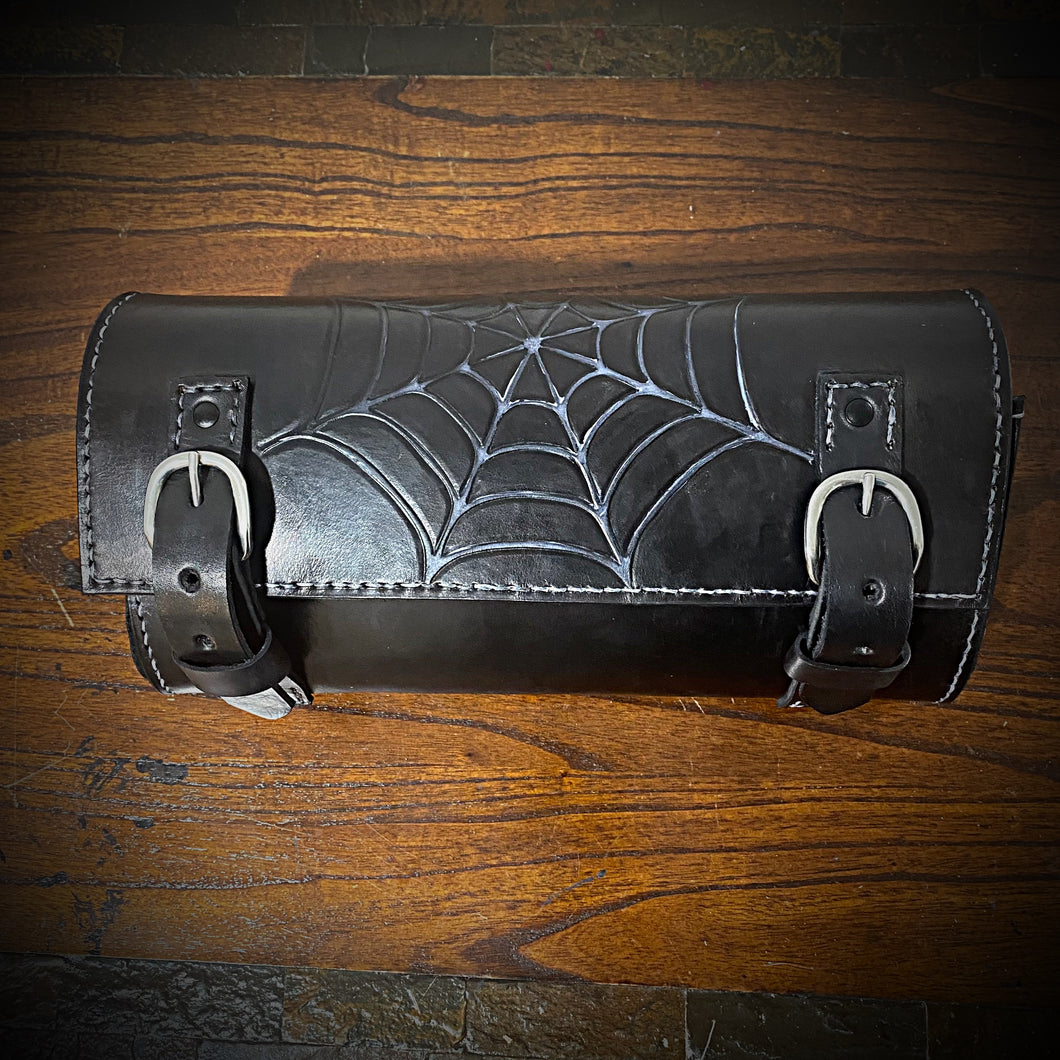 Tool bag for Motorcycle - Web Art, Black