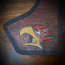 Load image into Gallery viewer, Heat Shield for Indian Challenger and Pursuit Motorcycles - Aztec Eagle Warrior Art