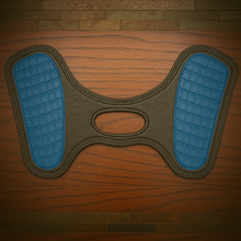 Load image into Gallery viewer, Heat Shield for Indian Scout Motorcycles - Blue Alligator Print