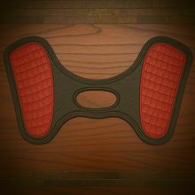 Load image into Gallery viewer, Heat Shield for Indian Scout Motorcycles - Red Alligator Print