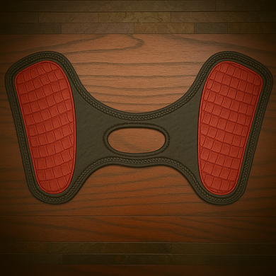 Heat Shield for Indian Scout Motorcycles - Red, Genuine American Alligator,