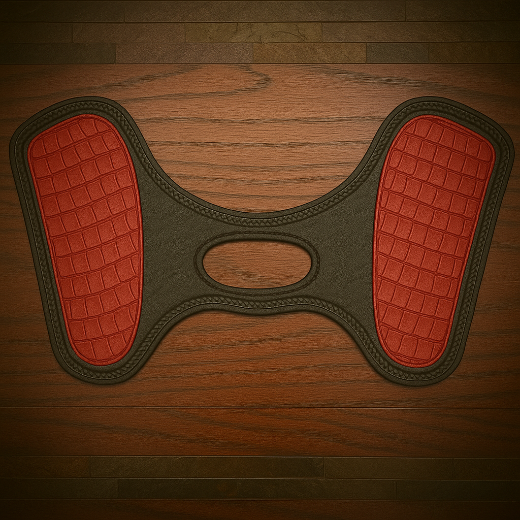Heat Shield for Indian Scout Motorcycles - Red Alligator Print