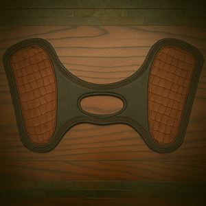 Heat Shield for Indian Scout Motorcycles - Brown Alligator Print