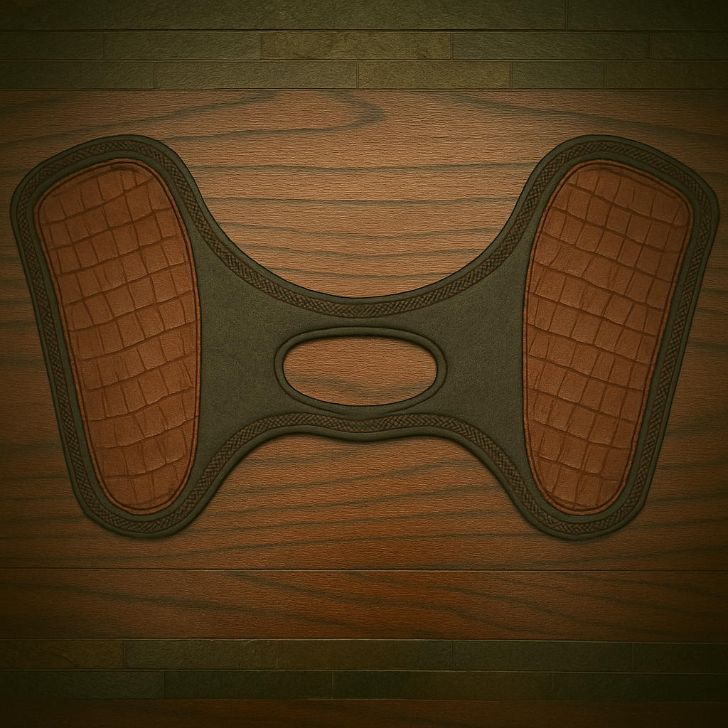 Heat Shield for Indian Scout Motorcycles - Brown Alligator Print