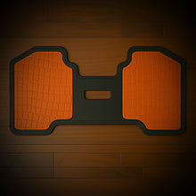 Load image into Gallery viewer, Heat Shield for Harley Davidson Motorcycles - Orange Alligator Print
