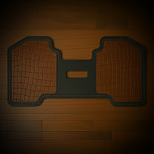 Load image into Gallery viewer, Heat Shield for Harley Davidson Motorcycles - Brown Alligator Print