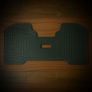 Heat Shield for Harley Davidson Motorcycles - Black, Genuine American Alligator