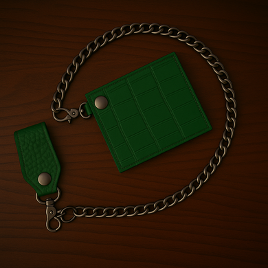 Billfold - Genuine Green Alligator