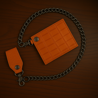 Billfold - Genuine Orange Alligator