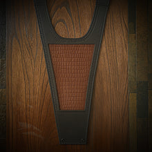 Load image into Gallery viewer, Tank Bib - Fits Indian Challenger and Pursuit, Brown Genuine Alligator