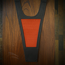 Load image into Gallery viewer, Tank Bib - Fits Indian Challenger and Pursuit, Orange Genuine Alligator