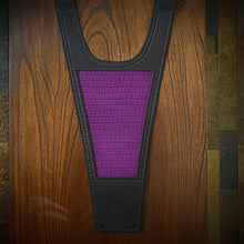 Load image into Gallery viewer, Tank Bib - Fits Indian Challenger and Pursuit, Purple Genuine Alligator