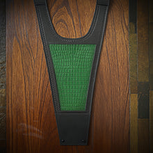 Load image into Gallery viewer, Tank Bib - Fits Indian Challenger and Pursuit, Green Genuine Alligator