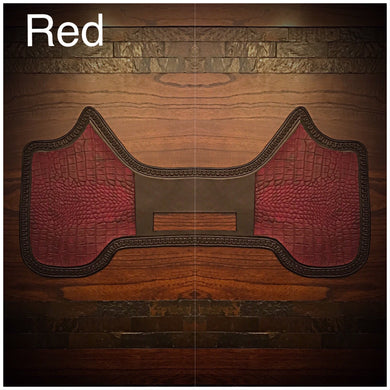 Heat Shield Black - Red Alligator Print, Fits Indian Chief, Chieftain, Springfield, Vintage and Roadmaster