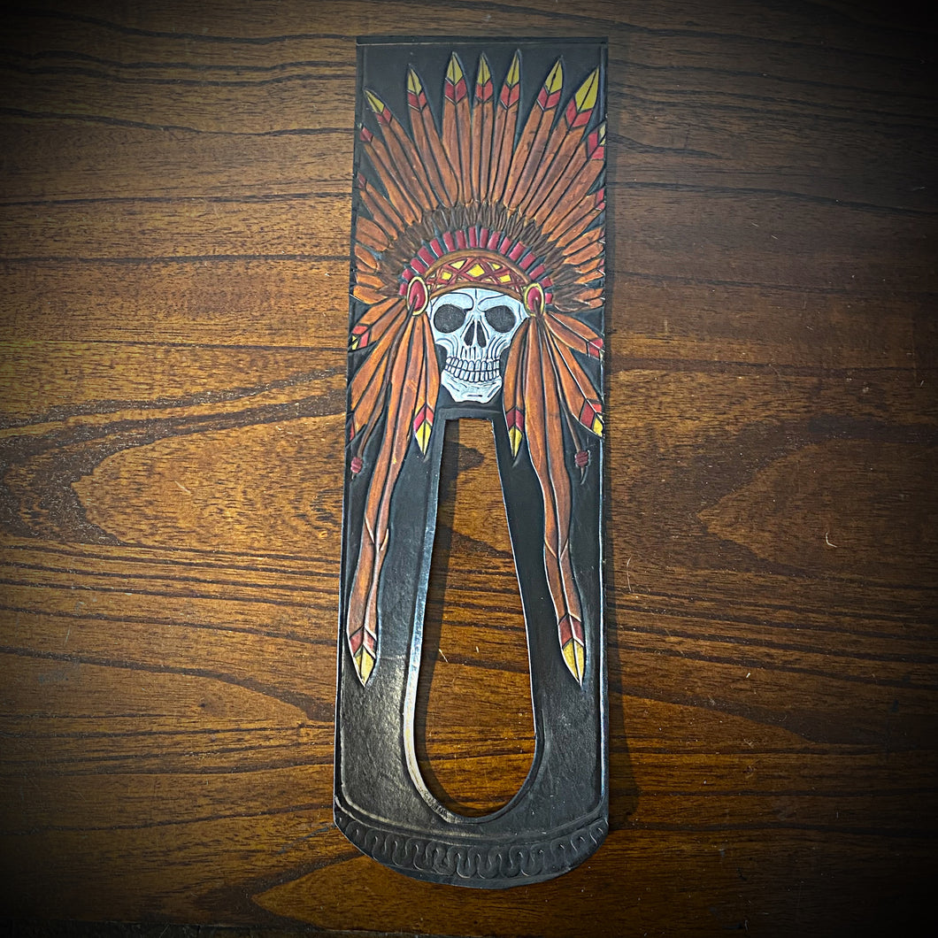 Front Fender Bib, Native Skull Art, Fits Indian Challenger & Pursuit
