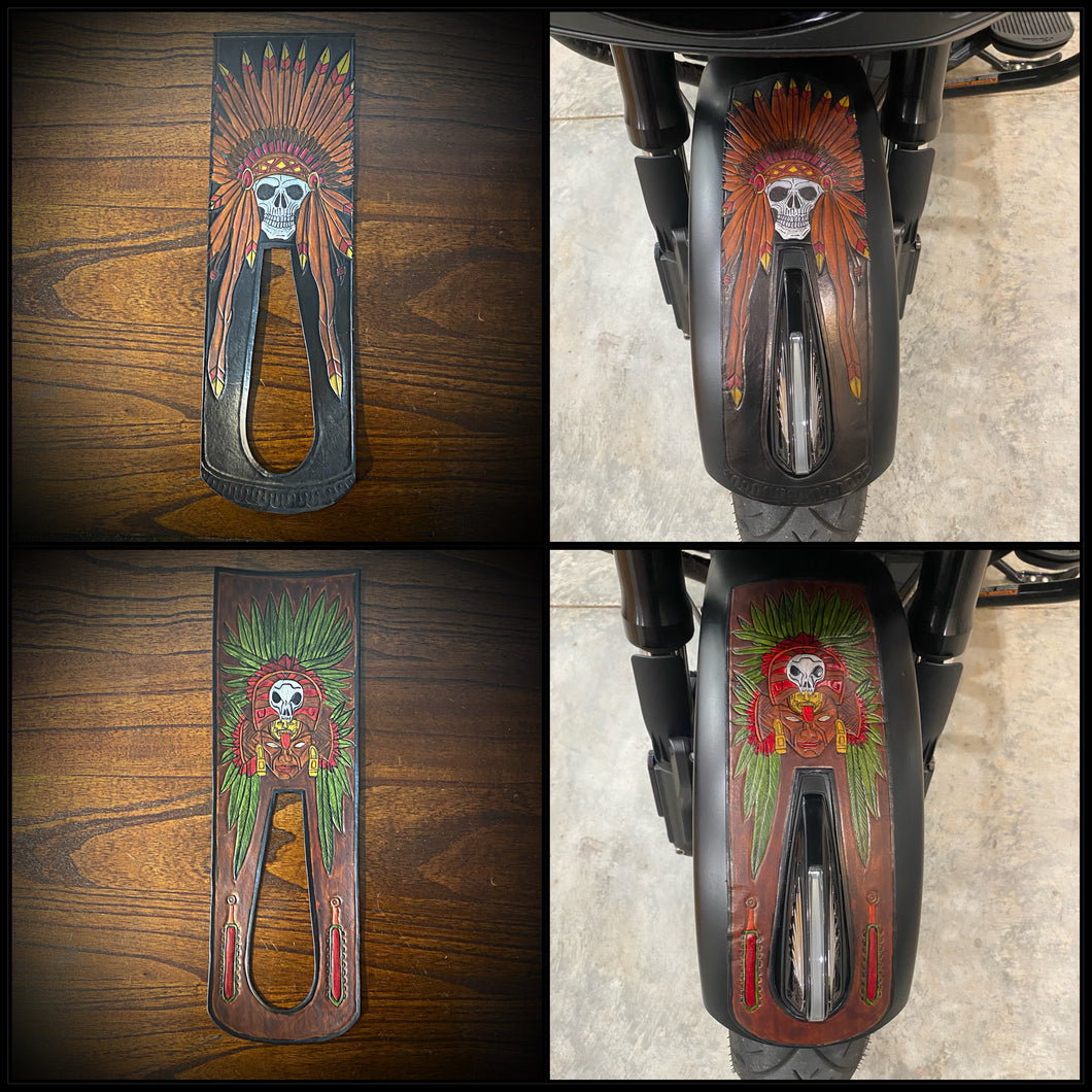 Front Fender Bib Fits Indian Challenger & Persuit - Custom Art